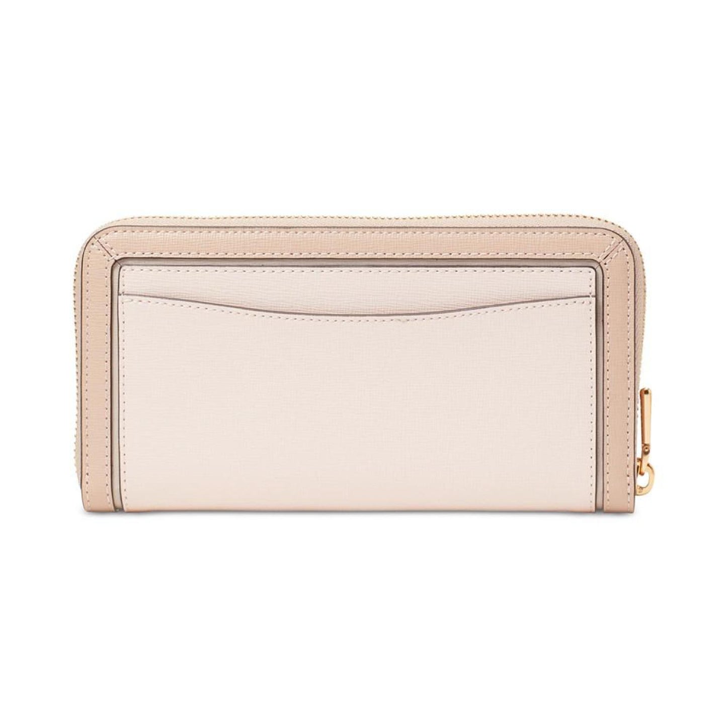 Morgan Colorblocked Saffiano Leather Zip-Around Continental Wallet
