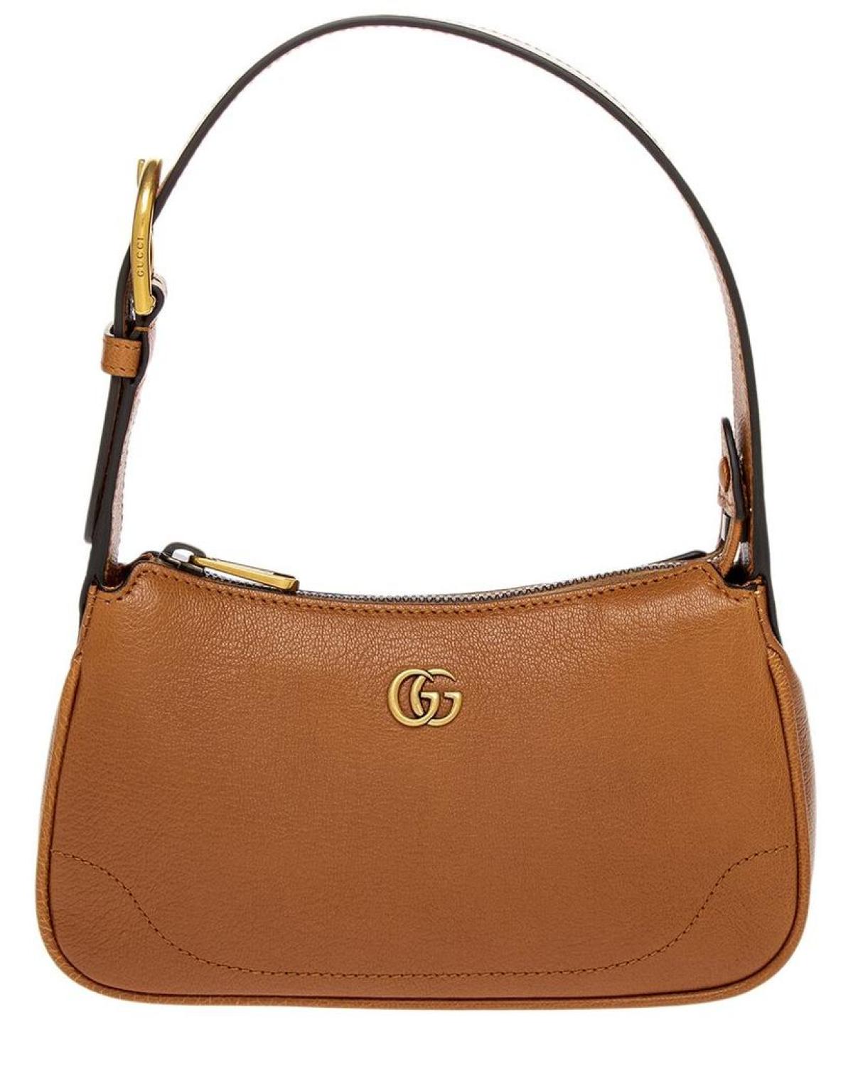Gucci Aphrodite Mini Leather Shoulder Bag