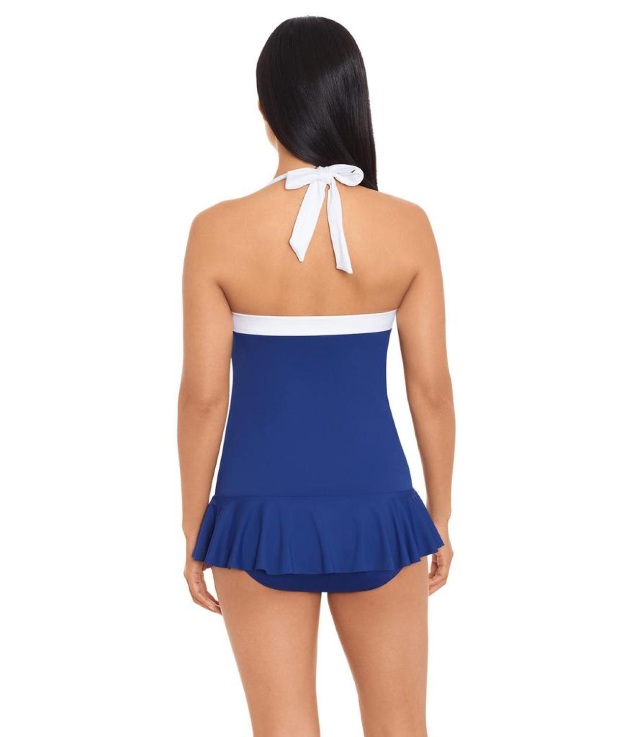 Bel Air Skirted Bandeau One-Piece
