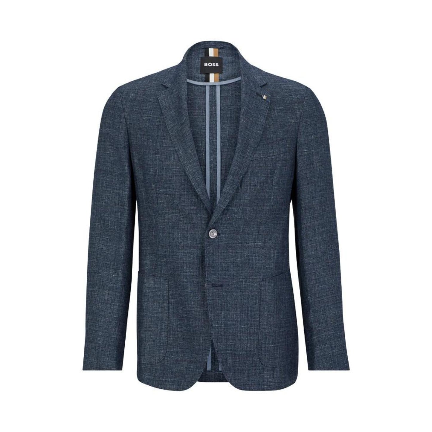 Men's Patterned Slim-Fit Jacket