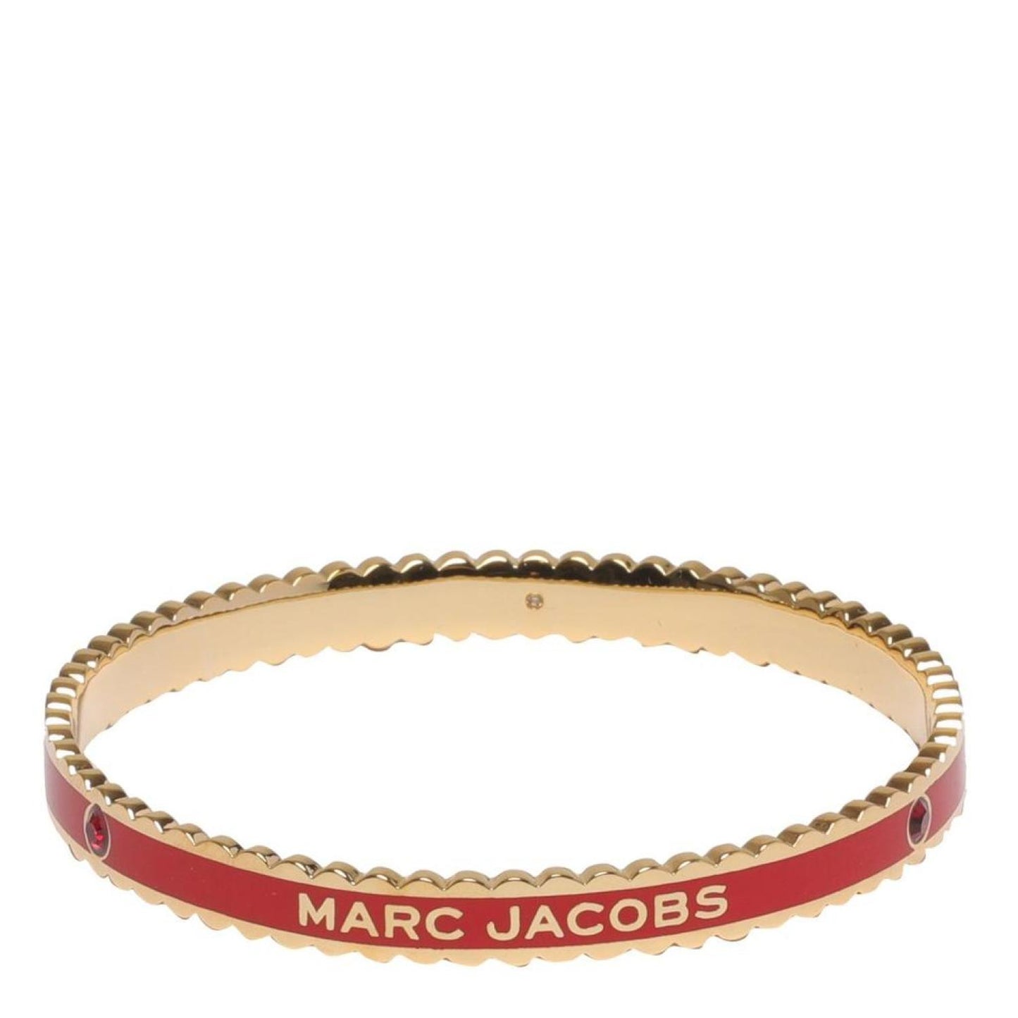Marc Jacobs The Medallion Scalloped Logo Detailed Bracelet
