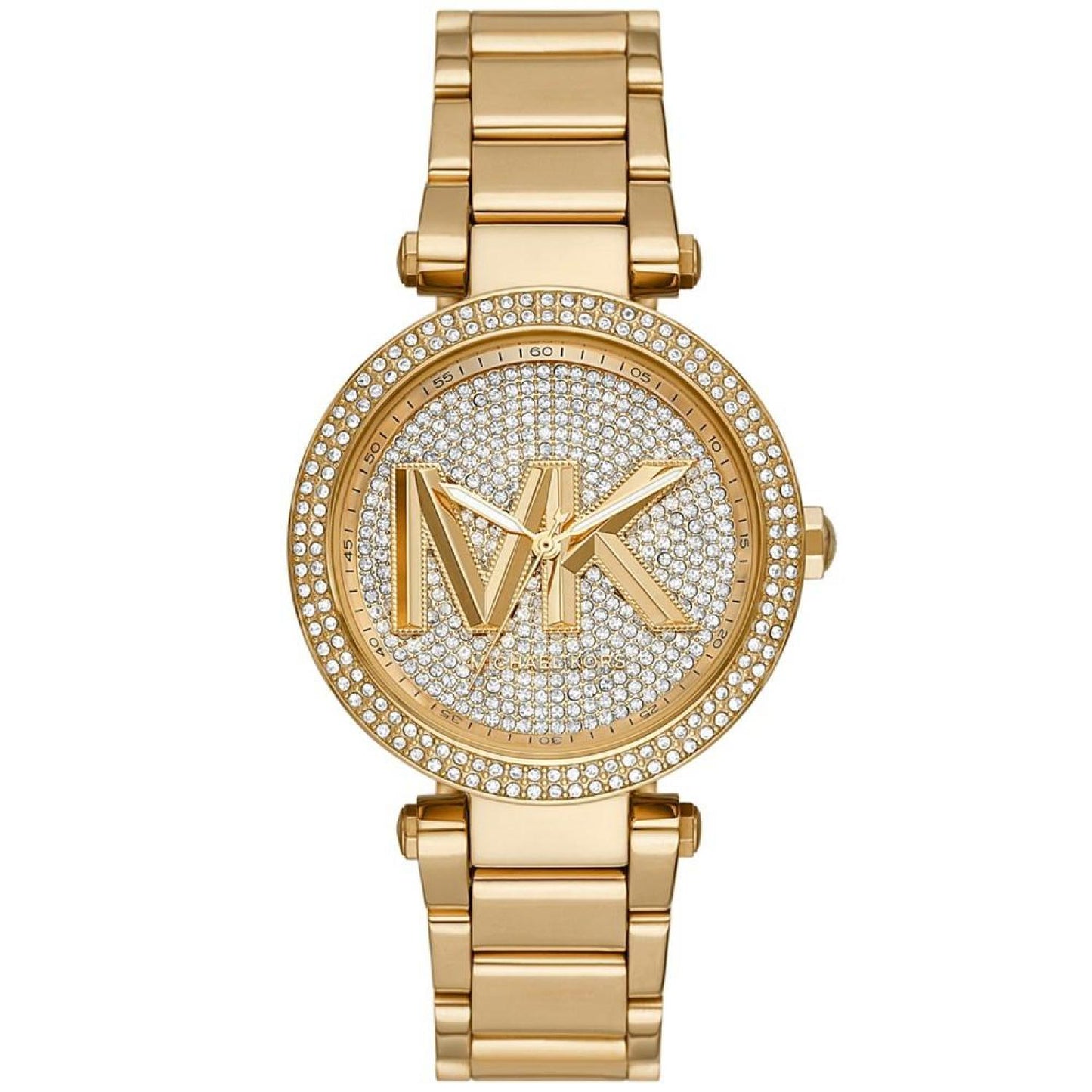 Women's Parker Three-Hand Gold-Tone Stainless Steel Bracelet Watch 39mm