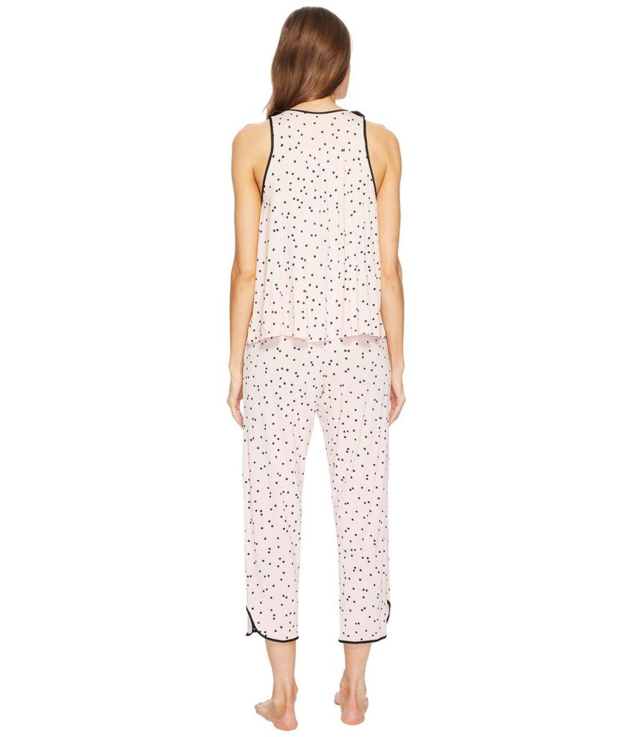 Scattered Dot Cropped PJ Set