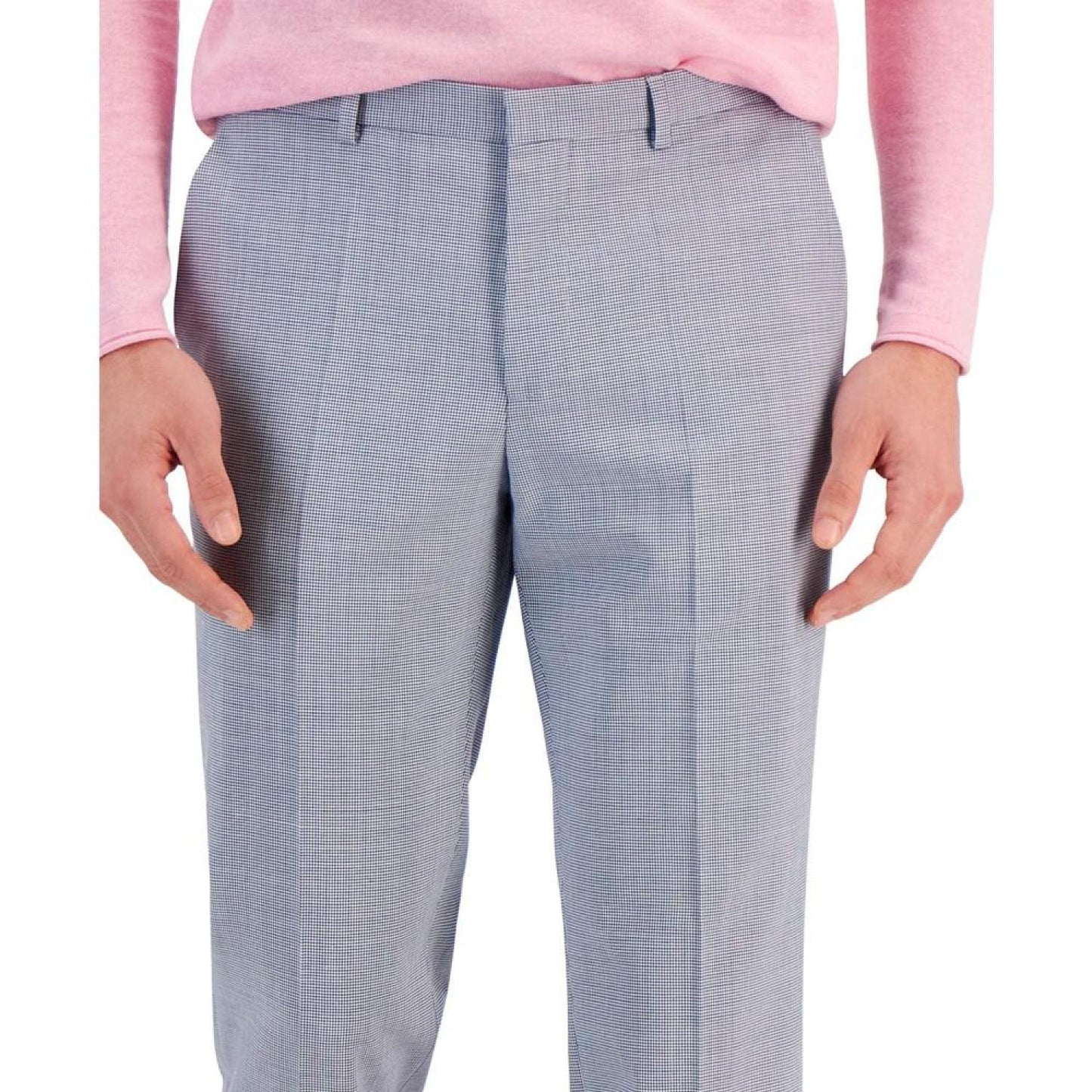 Men's Modern-Fit Houndstooth Suit Pants