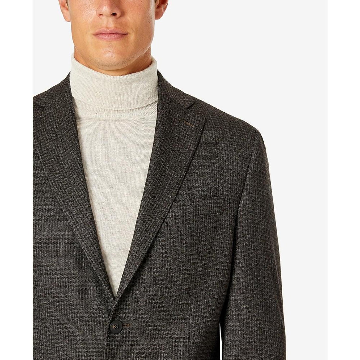 Men's Modern-Fit Pattern Check Sport Coats