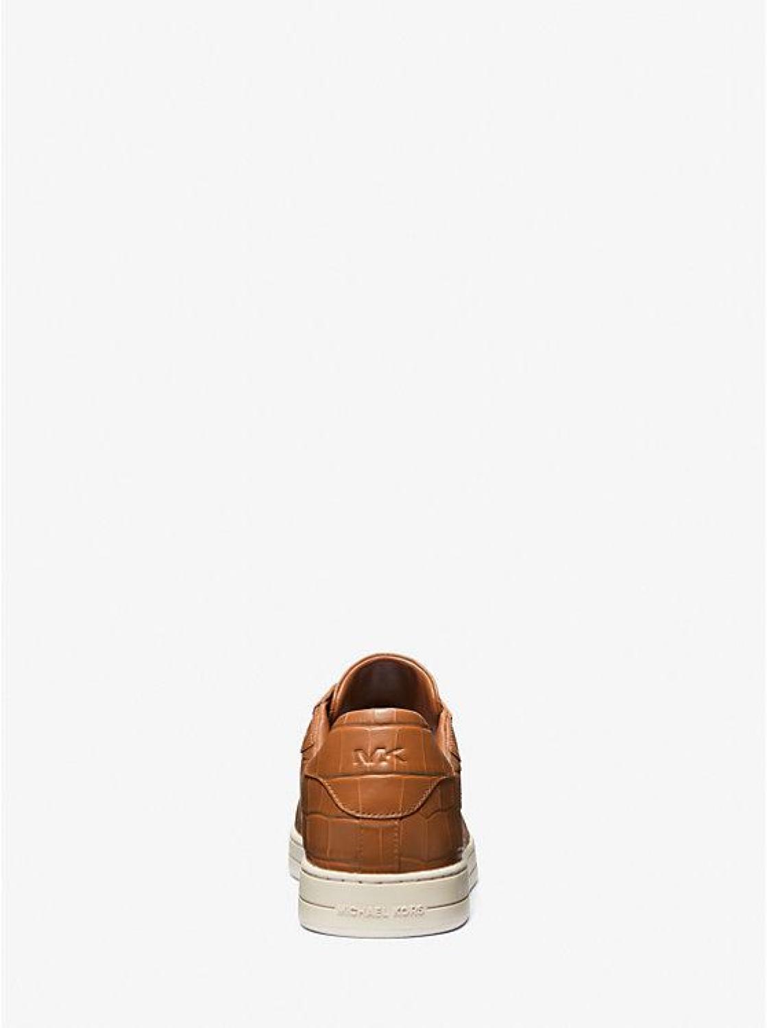 Keating Crocodile Embossed Leather Sneaker
