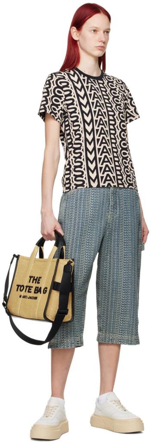 Beige 'The Woven Medium' Tote