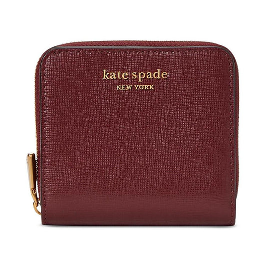 Morgan Saffiano Leather Small Compact Wallet