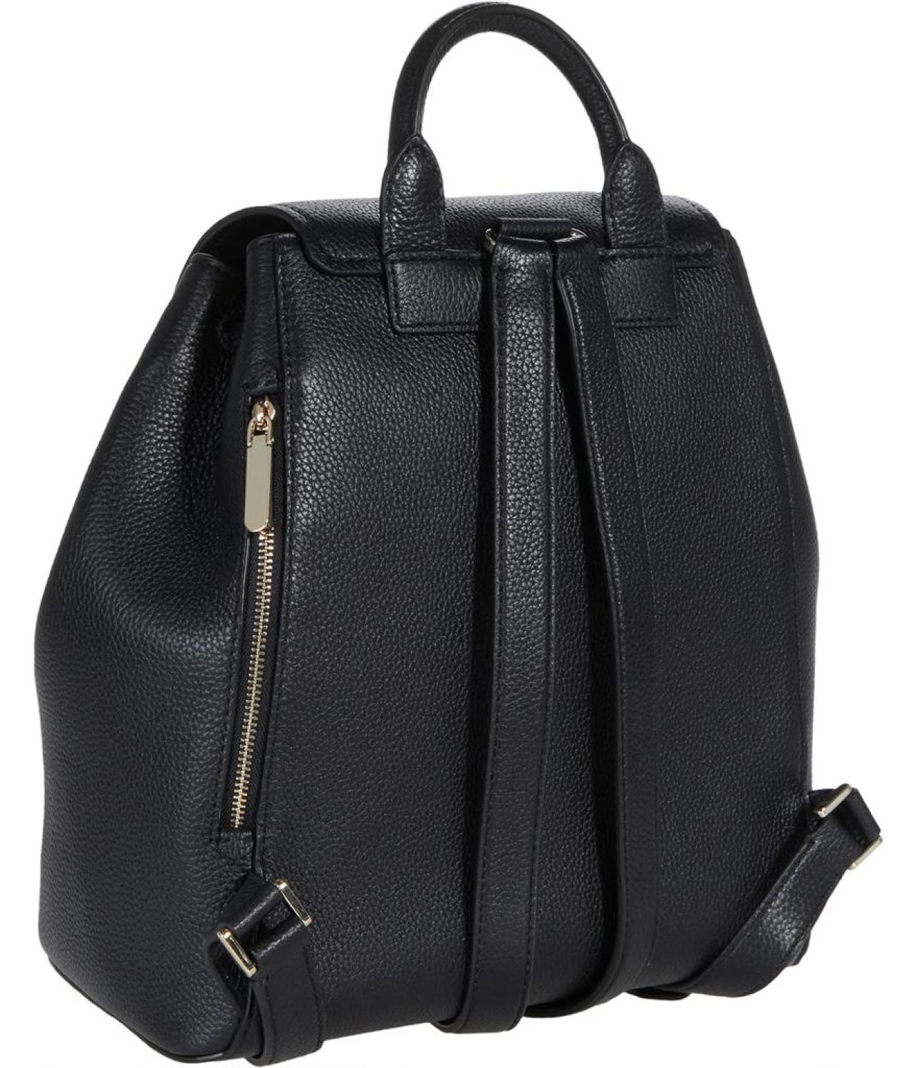 Sinch Pebbled Leather Medium Flap Backpack