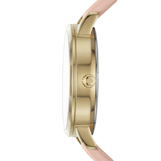 Women's Grand Metro Vachetta Leather Strap Watch 38mm