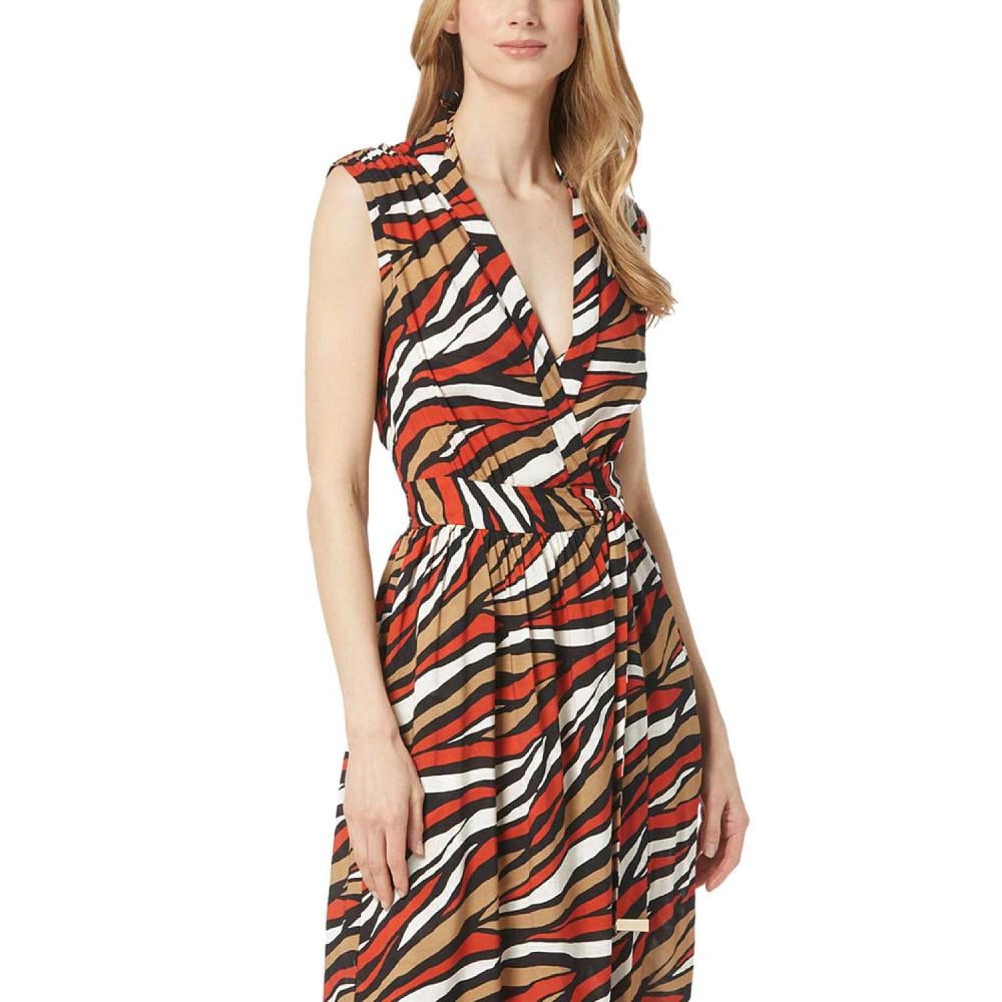 Women's Sleeveless Wrap Dress Cover-Up