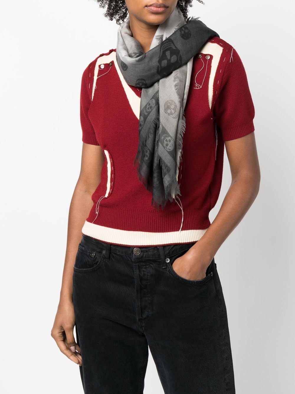 Alexander McQueen Scarfs Black
