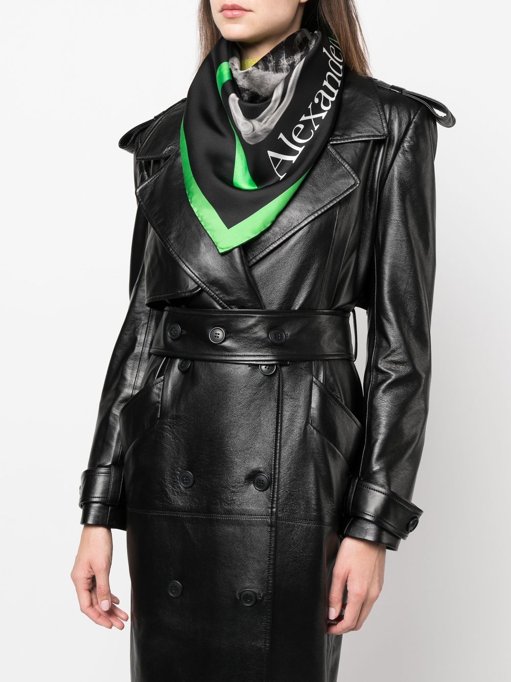 Alexander McQueen Scarfs Black