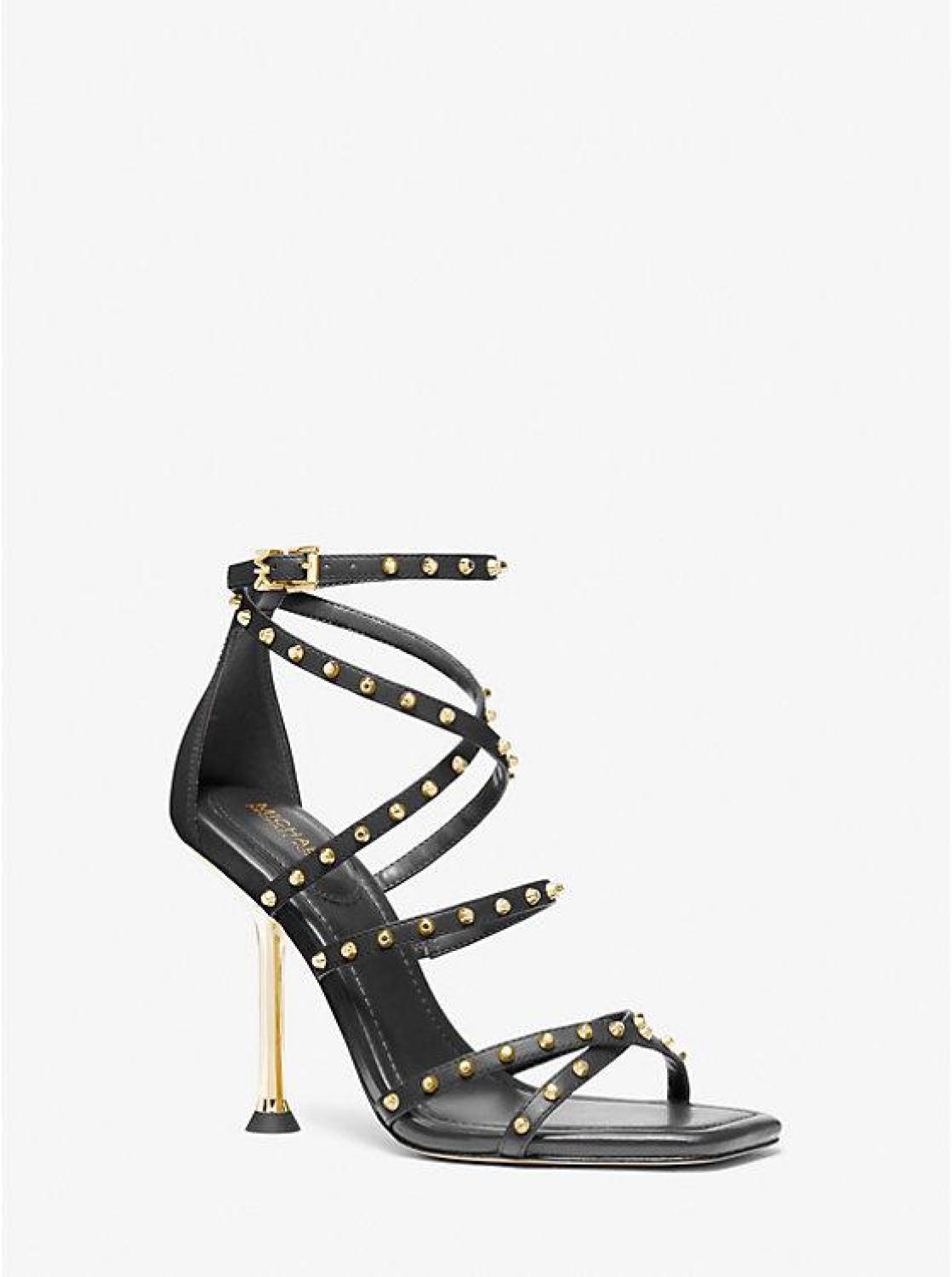 Imani Studded Leather Sandal