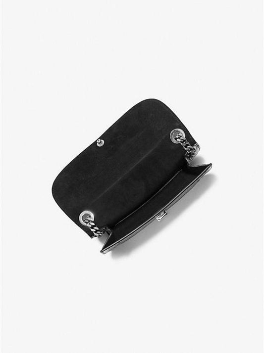 Christie Crocodile Embossed Leather Envelope Bag