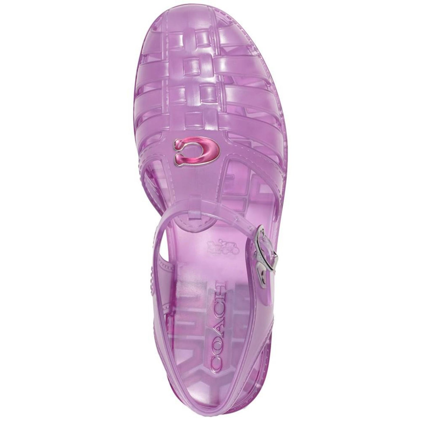 Women's Jelly Glitter Fisherman Flat Sandals