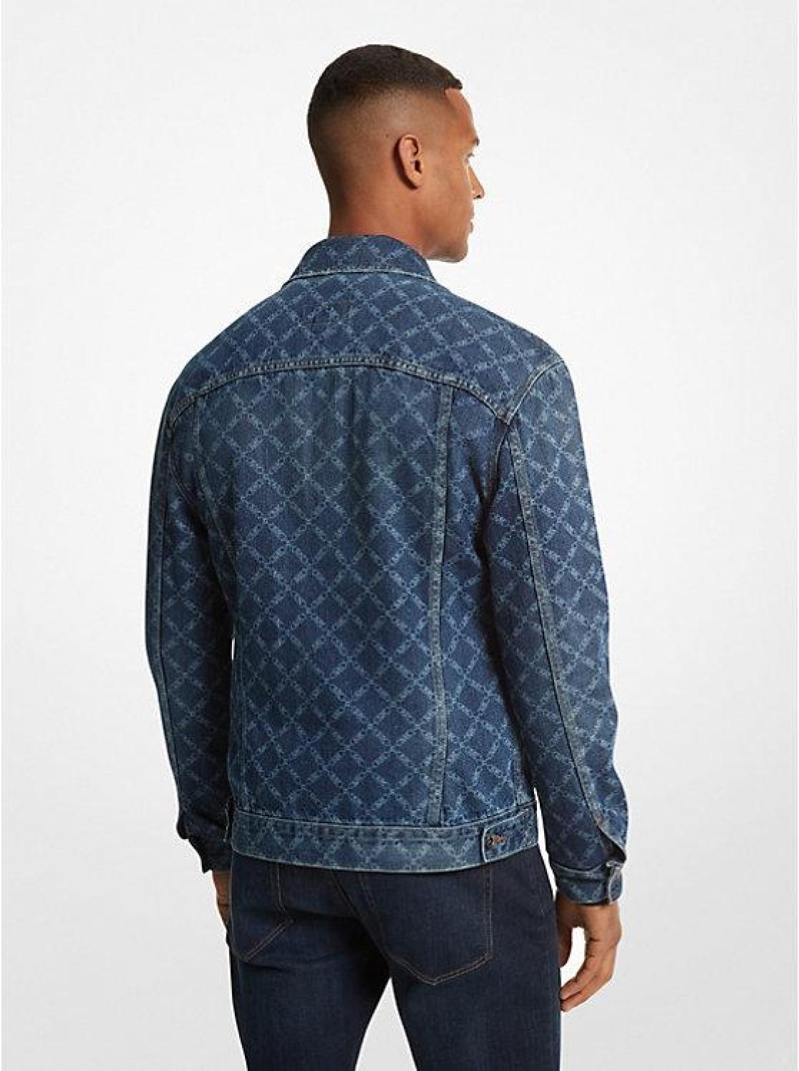 Empire Logo Print Denim Jacket