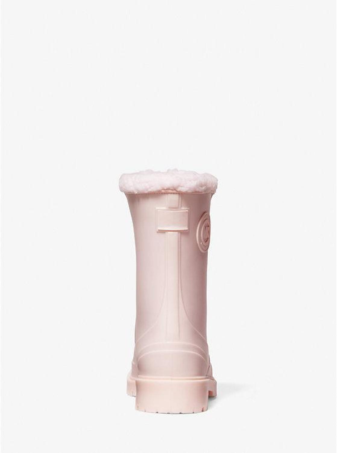 Montaigne Faux Shearling-Lined PVC Rain Boot