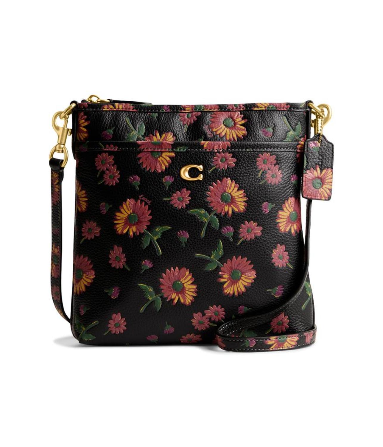Floral Printed Leather Kitt