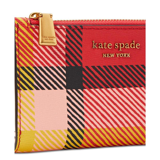 Morgan Museum Plaid Small Slim Bifold Wallet