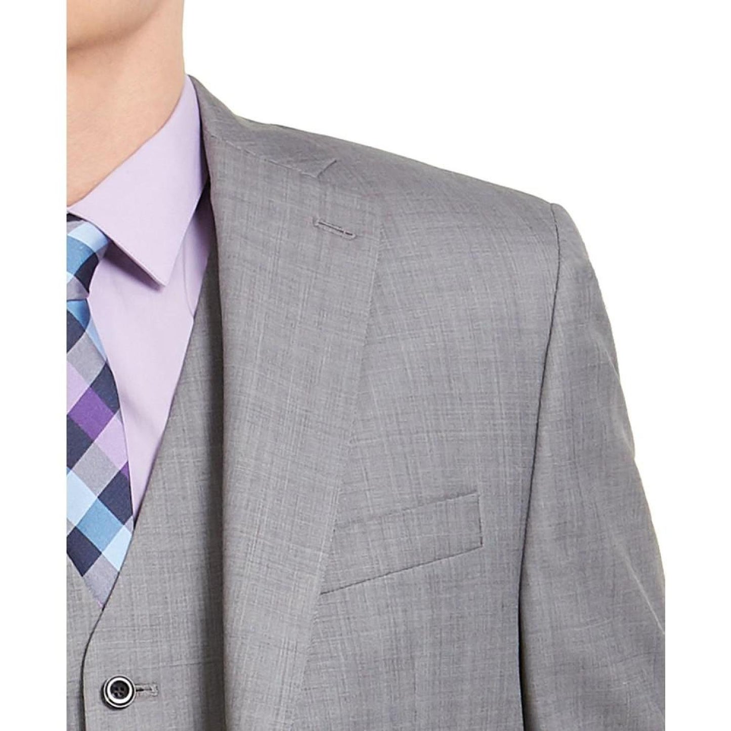 Men's Modern-Fit Airsoft Stretch Suit Jackets