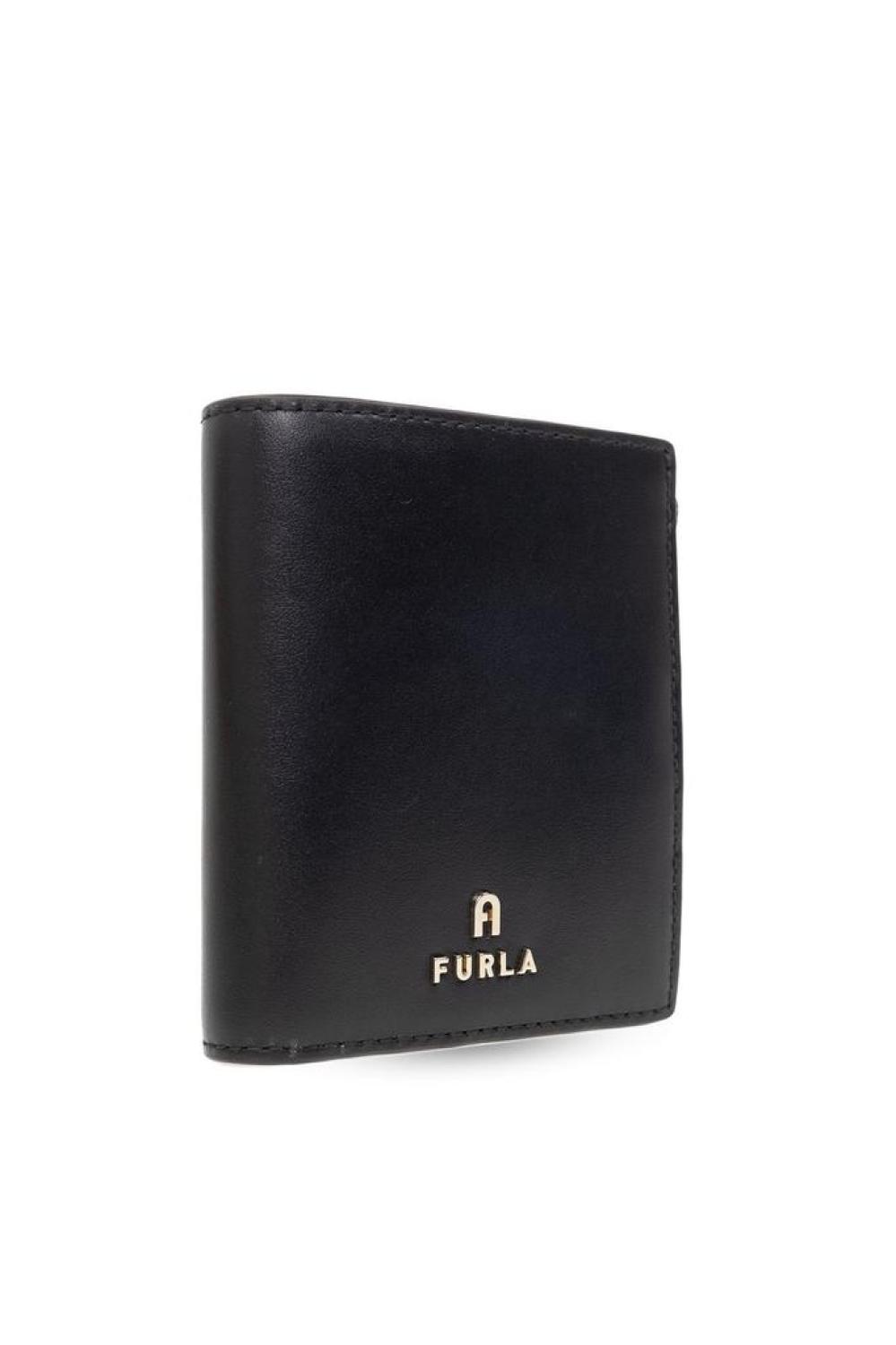 Furla Camelia Logo-Lettering Bi-Fold Wallet