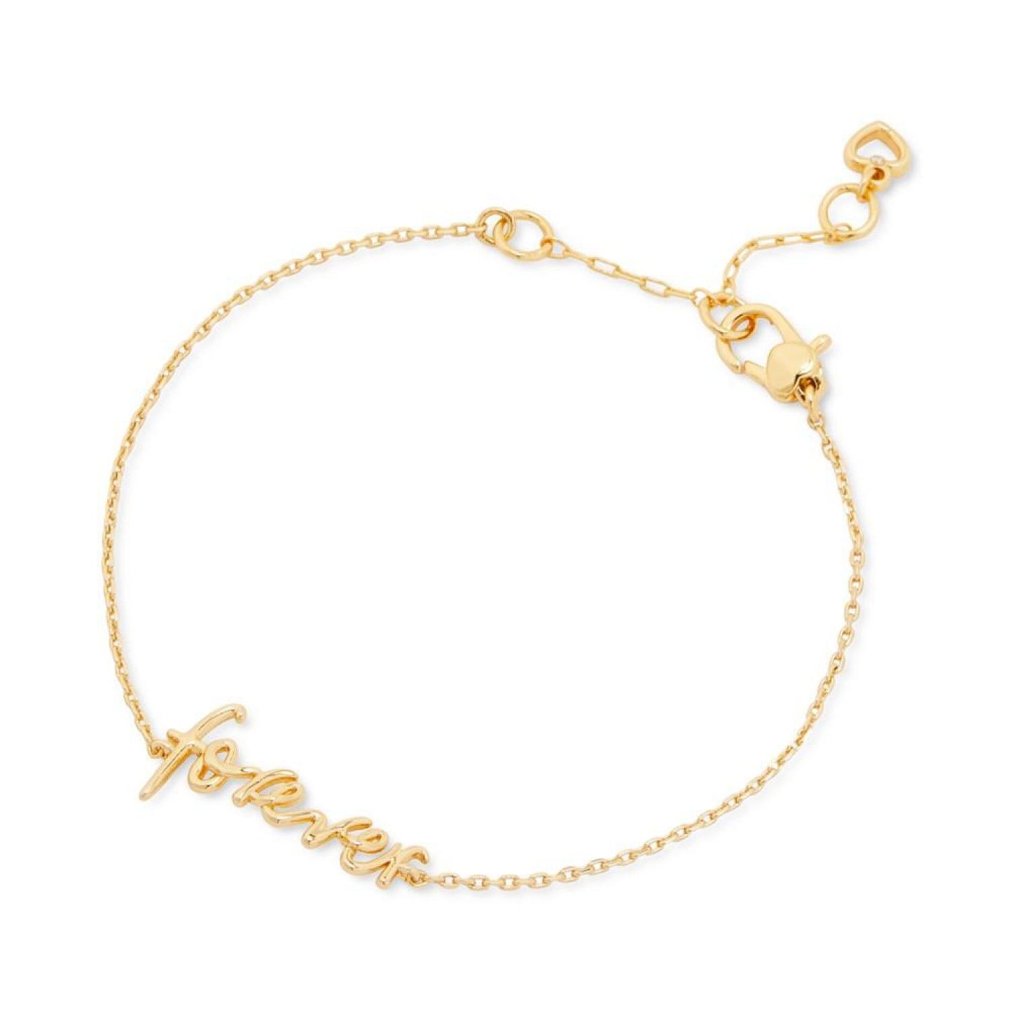 Say Yes Gold-Tone Forever Chain Bracelet
