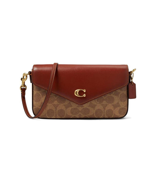 Coated Canvas Signature Wyn Crossbody