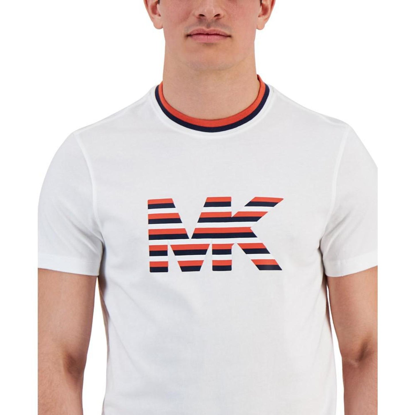 Men's Crewneck MK Logo T-Shirt, Created for Macy's