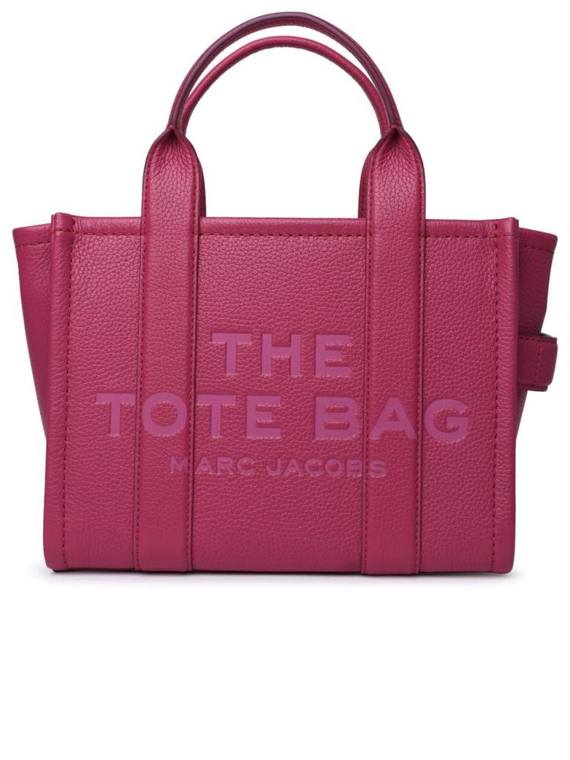Marc Jacobs Logo Printed Zipped Mini Tote Bag