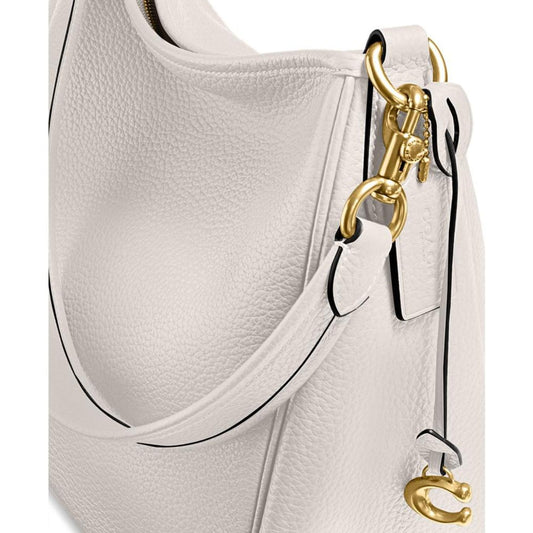 Soft Pebble Leather Cary Shoulder Bag with Convertible Straps