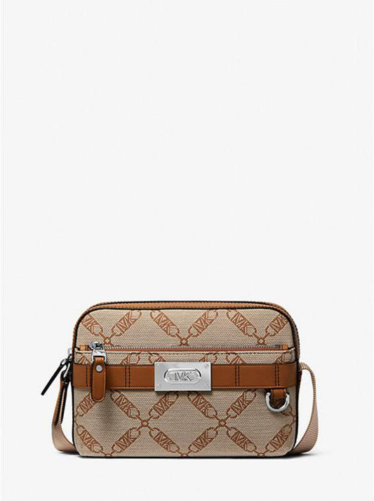 Hudson Empire Logo Jacquard Utility Crossbody Bag