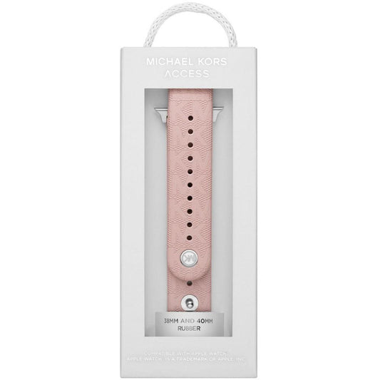 Women's Blush Rubber Apple Watch Band, 38mm or 40mm