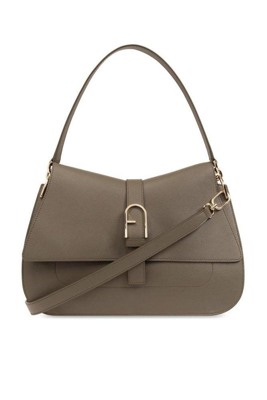 Furla Flow Logo Plaque Large Tote Bag