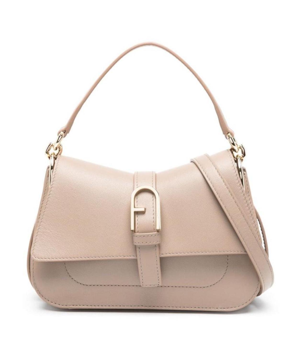 Furla Flow Logo Plaque Tote Bag