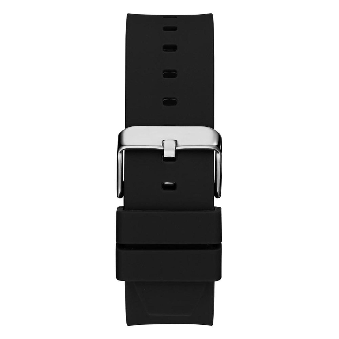 Men's Multi-Function Black Silicone Watch 45mm