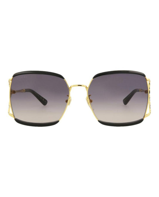 Square-Frame Injection Sunglasses