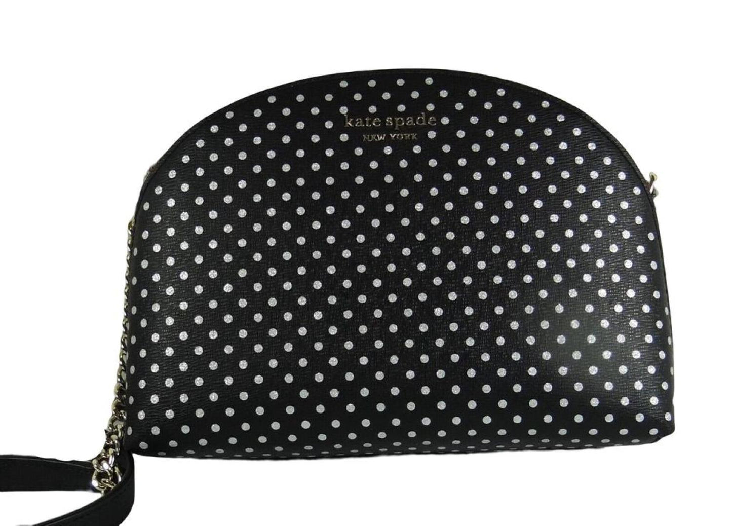 Kate Spade Women's New York Spencer Metallic Dots Doule Zip Crossody ag