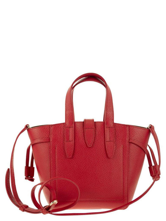 Furla Net Logo Printed Mini Tote Bag