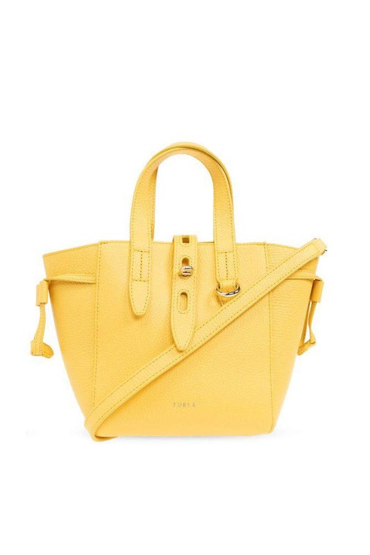 Furla Net Logo Printed Mini Tote Bag