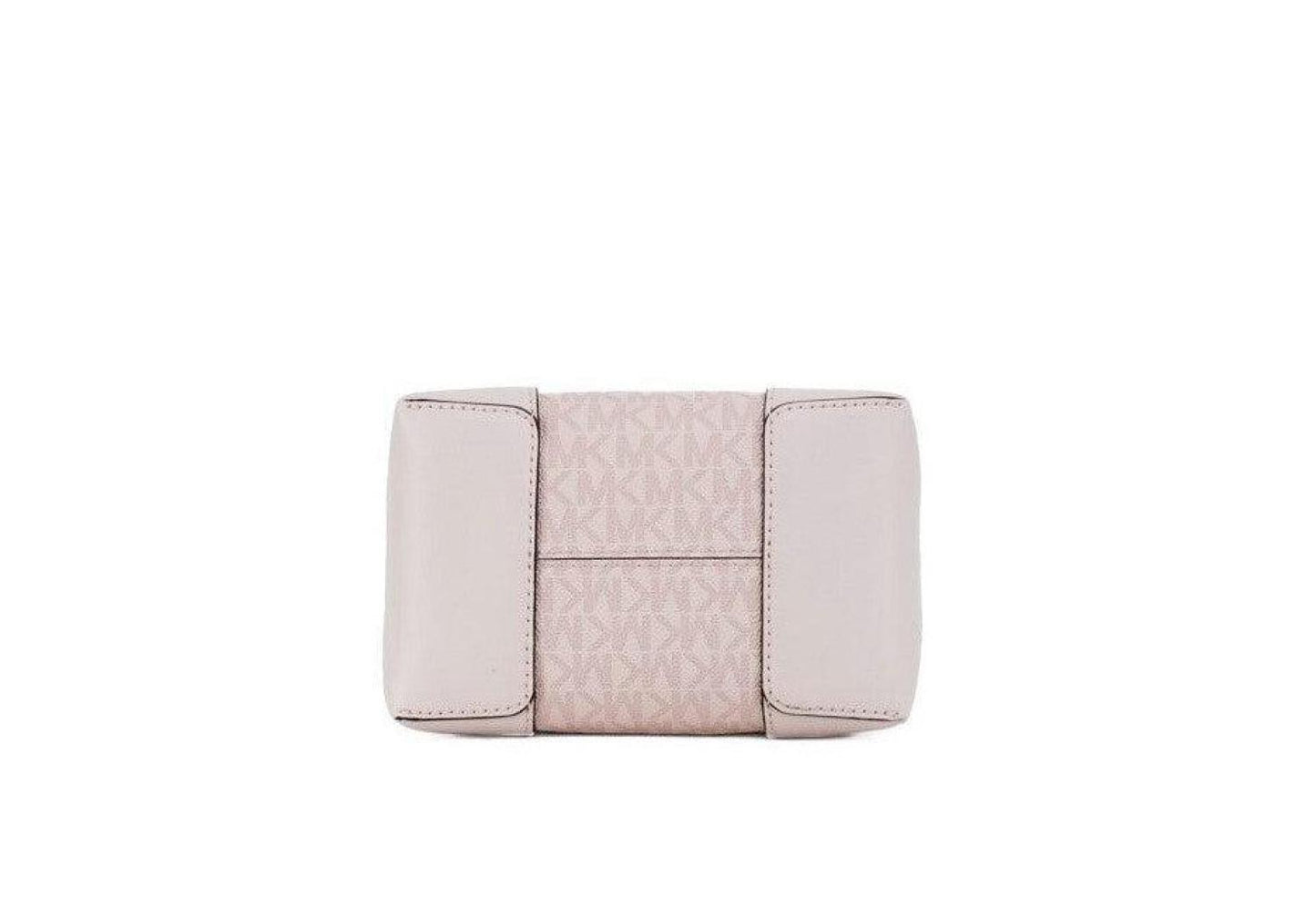 Michael Kors Mercer Small Powder Blush PVC Bucket Crossbody Handbag Purse Women's pink
