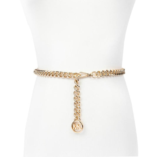 Women's MK Logo Metal Chain Belt