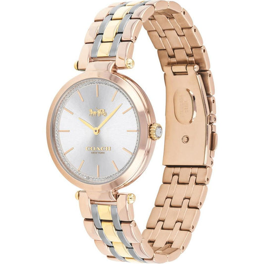 Women's Park Tri-Tone Stainless Steel Bracelet Watch 34mm