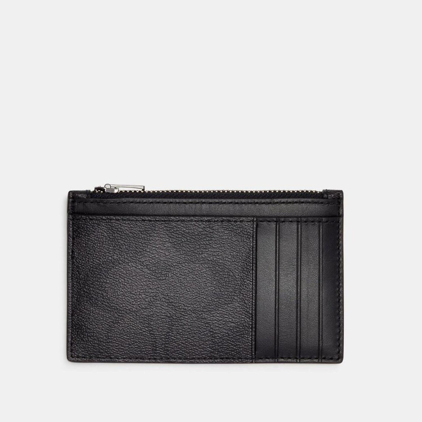 Coach Outlet Zip Card Case In Signature Canvas