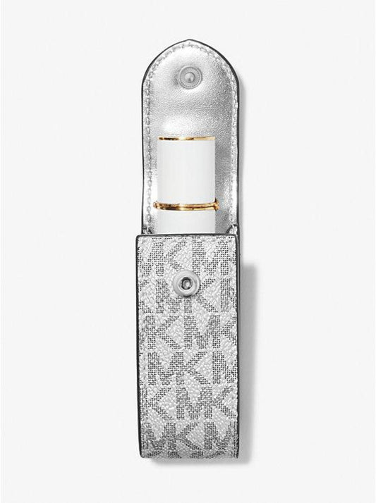 Metallic Logo Lipstick Holder