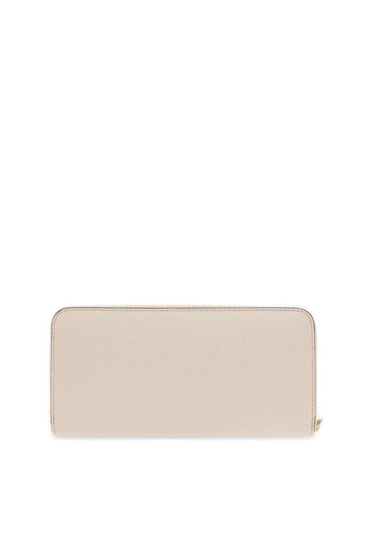Furla Camelia Logo Plaque Zipped Wallet