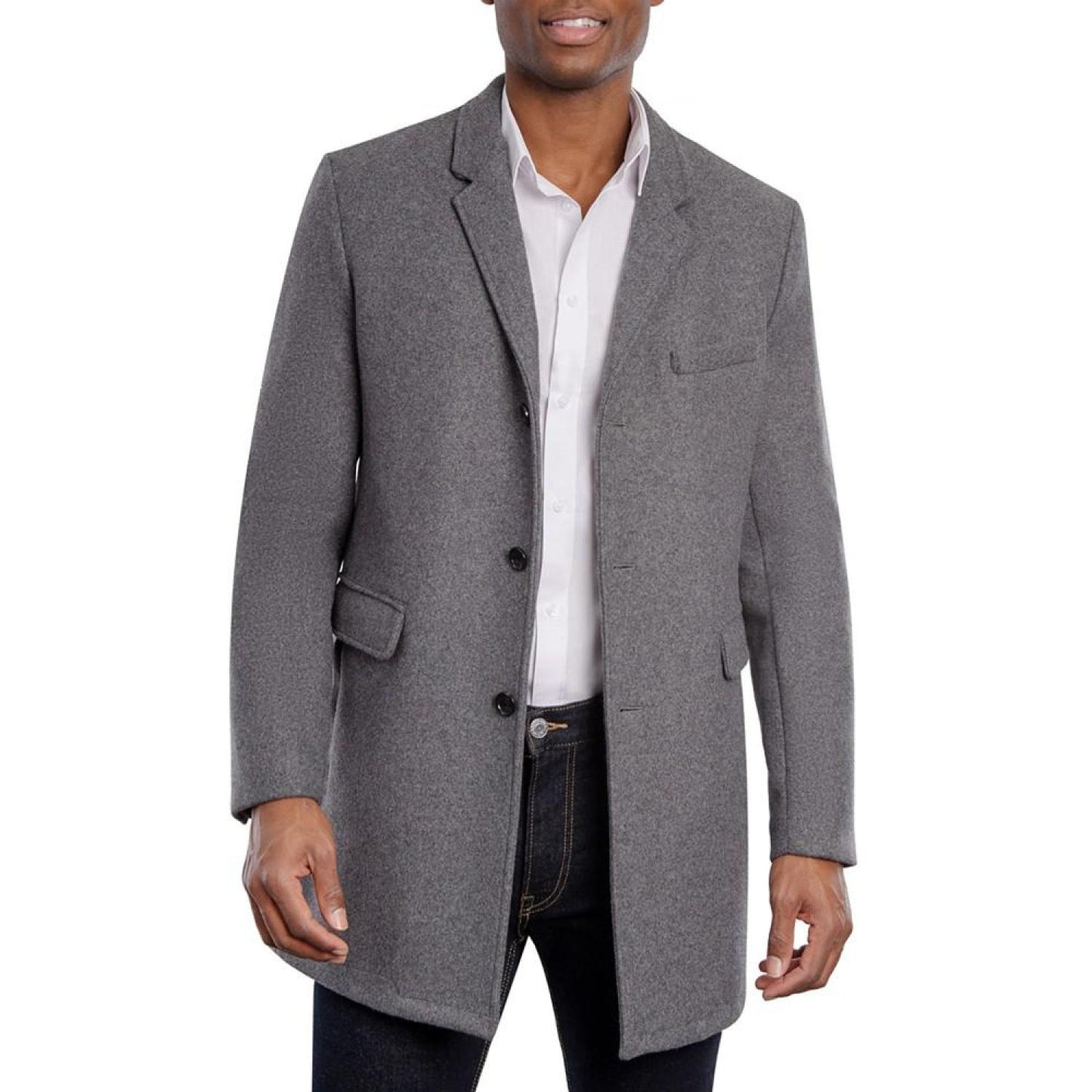 Men's Ghent Slim-Fit Overcoat
