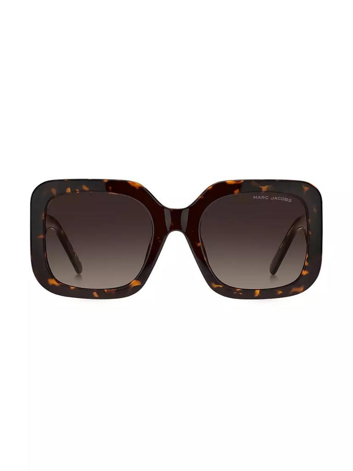 53MM Square Colorblocked Sunglasses