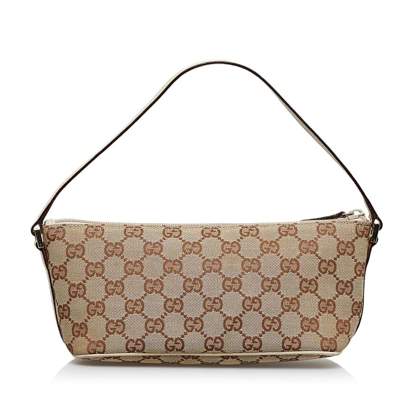 Gucci GG Canvas Boat Canvas Baguette Bag (Pre-Owned)
