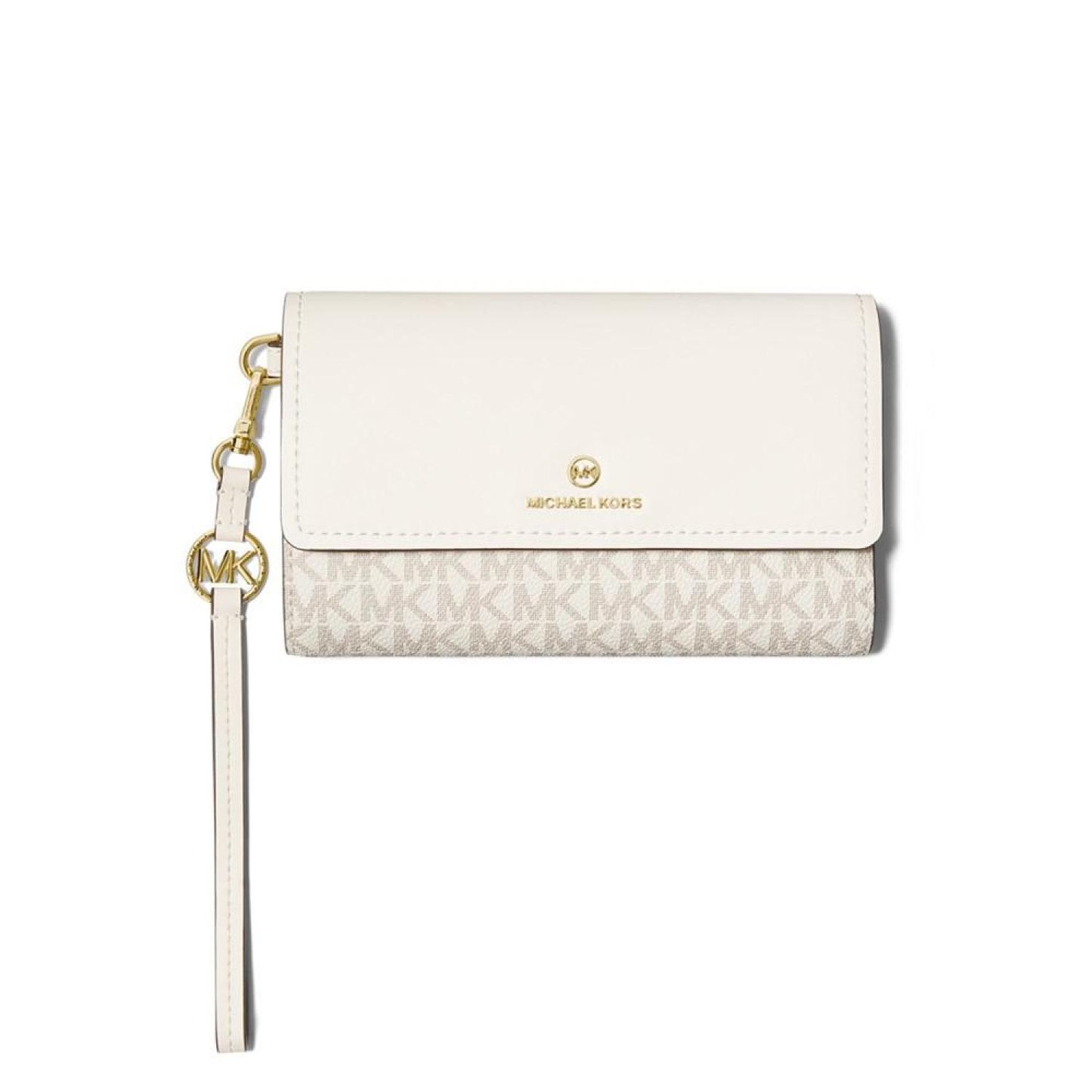 Logo Jet Set Charm Flap Wristlet